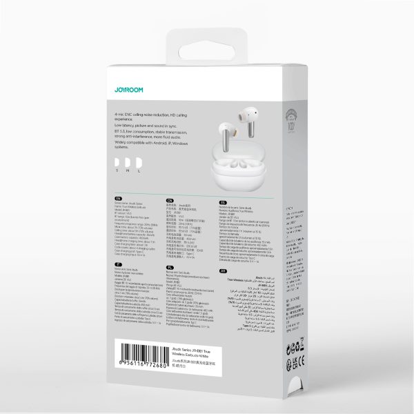 ENC JBUDS sērija USB-C baltas bezvadu austiņas