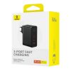 Pro 160W Gan Gan5 2x USB-C / USB-A Network Charger + USB-C kabelis melns