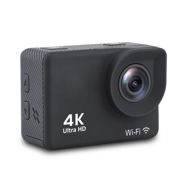 4K Full HD Wi-Fi sporta kamera 16mpx ūdensnecaurlaidīgs platleņķa + melni piederumi