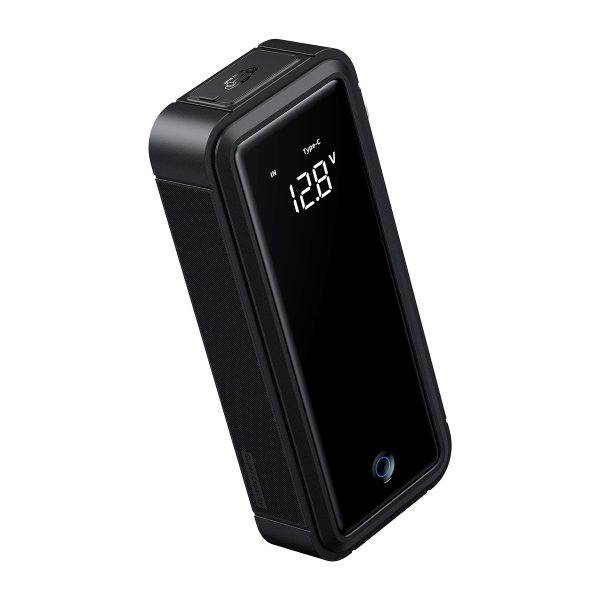 Jump starteris 3000A 12V PowerBank USB -C / EC8 / DC - pelēkais motors