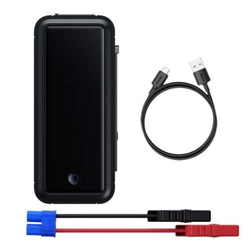 Jump starteris 3000A 12V PowerBank USB -C / EC8 / DC - pelēkais motors