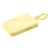 Mini PowerBank Magsafe 1000mAh 30W ar USB-C 0,3 m kabeli dzeltenā