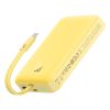 Mini PowerBank Magsafe 1000mAh 30W ar USB-C 0,3 m kabeli dzeltenā