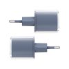Tīkla lādētājs ar PD 30W Gan3 USB-C pelēko displeju