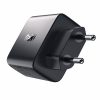PD 35W GAN lādētājs ar 3 2x USB-A + USB-C melnajiem portiem