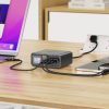 PC barošanas stacija PD 218W GAN ar 4 portiem 3x USB-C + USB-A Grey