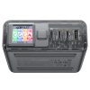 PC barošanas stacija PD 218W GAN ar 4 portiem 3x USB-C + USB-A Grey