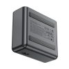 PC barošanas stacija PD 218W GAN ar 4 portiem 3x USB-C + USB-A Grey