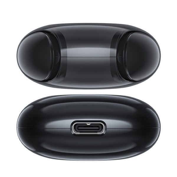 Bezvadu austiņas T9 Bluetooth 5.3 USB-C melnas austiņas