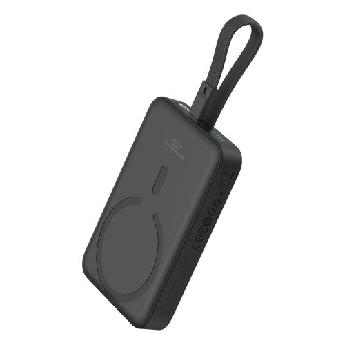 Mini PowerBank Magsafe 1000MAH 20W ar zibens kabeli iPhone 0