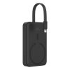 Mini PowerBank Magsafe 1000MAH 20W ar zibens kabeli iPhone 0,3m melnam