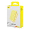 Mini PowerBank Magsafe 1000mAh 20W ar zibens kabeli iPhone 0,3m dzeltenai krāsai