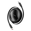 Kabeļa ievelkams kabelis USB-C 100W Free2Drag mini 1m melns