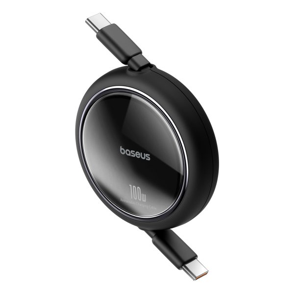 Kabeļa ievelkams kabelis USB-C 100W Free2Drag mini 1m melns