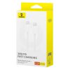 Kabelis USB-C 30W PD 480MB/s Superior Series LL 1M balts kabelis