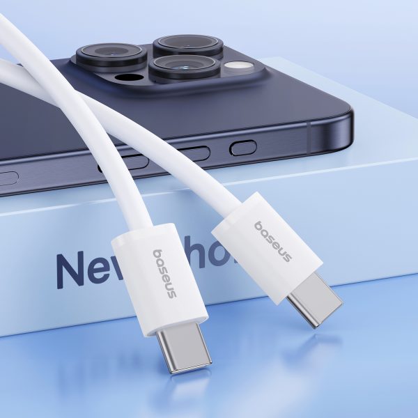 Kabelis USB-C 30W PD 480MB/s Superior Series LL 1M balts kabelis