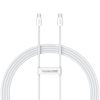 Kabelis USB-C 30W PD 480MB/s SUPERIOR SERIC LL 2M White White