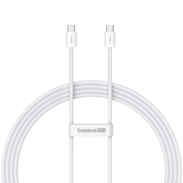 Kabelis USB-C 30W PD 480MB/s SUPERIOR SERIC LL 2M White White