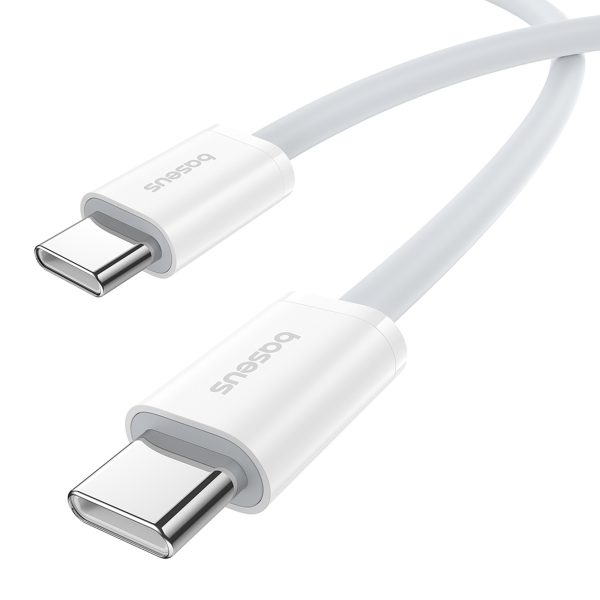 Kabelis USB-C 30W PD 480MB/s SUPERIOR SERIC LL 2M White White