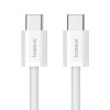 Kabelis USB-C 30W PD 480MB/s SUPERIOR SERIC LL 2M White White
