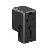 Universal USB-C USB-A PD 20W USB 20W LIETOŠANA ES UK AU: Black