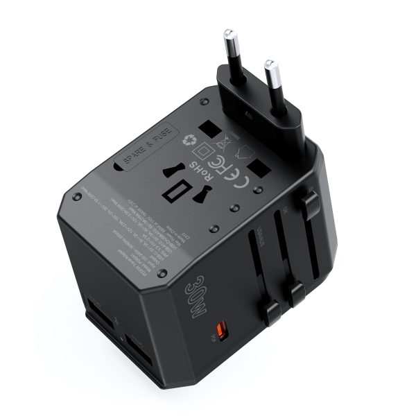 Universal USB-C 2X USB-A PD 30W USB-A USB-A UK UK AU AU