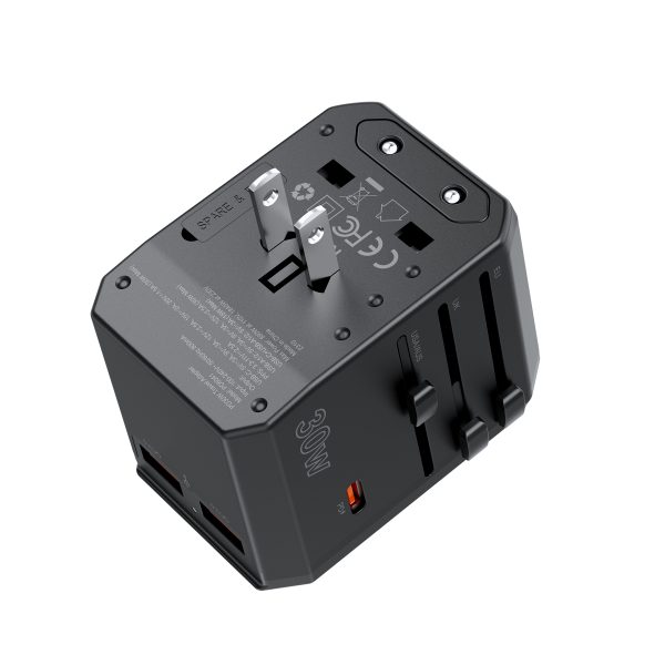 Universal USB-C 2X USB-A PD 30W USB-A USB-A UK UK AU AU