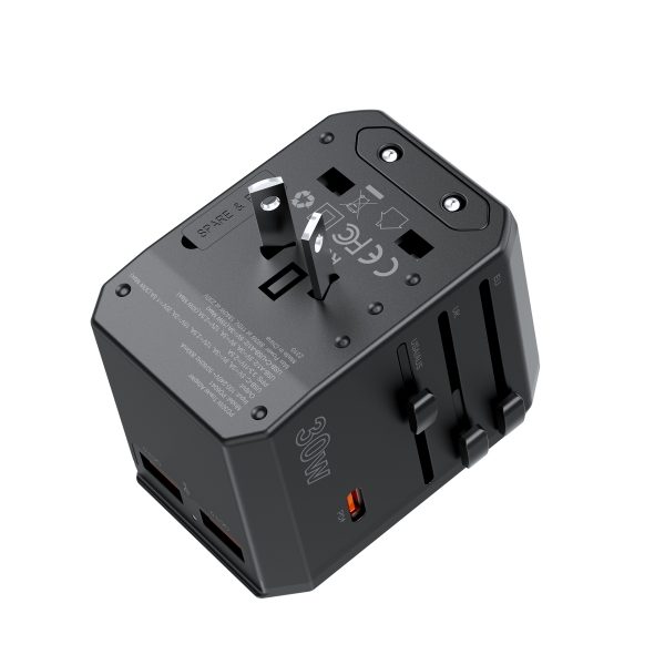 Universal USB-C 2X USB-A PD 30W USB-A USB-A UK UK AU AU