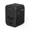 Universālais ceļojuma lādētājs 2X USB-C 2X USB-A PD 45W Izmantojiet ES UK Aule