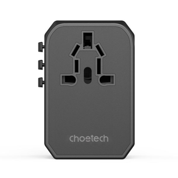 Universālais ceļojuma lādētājs 2X USB-C 2X USB-A PD 45W Izmantojiet ES UK Aule