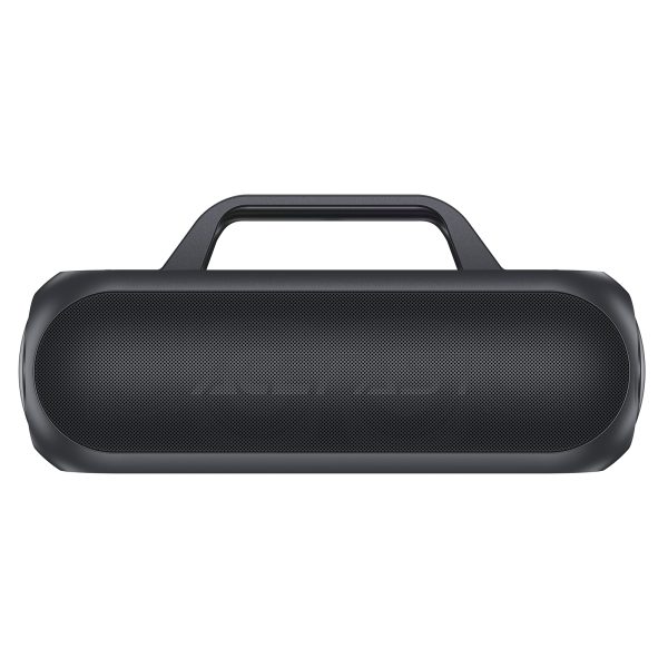 Bezvadu runātājs Karaoke 200W ar 2 USB-C melnajiem mikrofoniem
