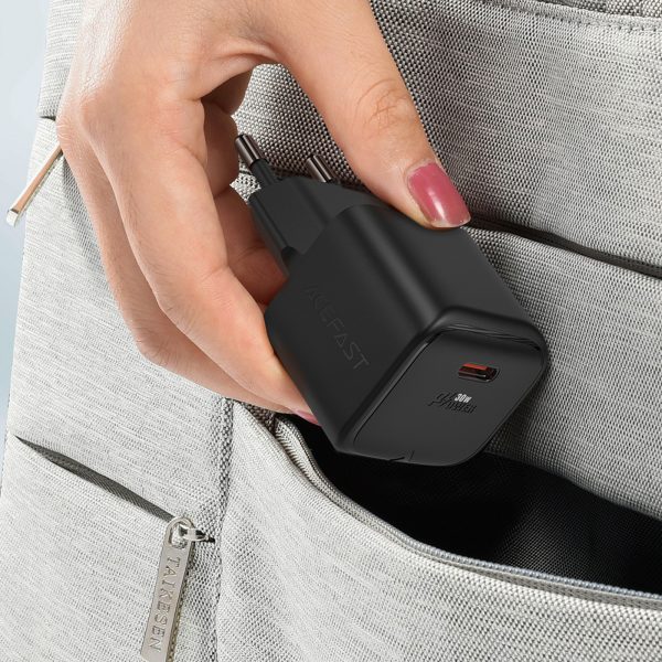 Mini lādētājs Gan PD 30W USB-C Black
