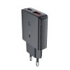 Mazs plakanā tīkla lādētājs GAN PD 30W USB-A USB-C Black