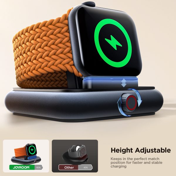 Bezvadu lādētājs SmartWatch Apple Watch USB-C Black