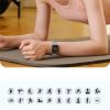 SmartWatch attēls HD kvalitātē ar funkciju, lai saņemtu JR-FT5 IP68 savienojumus sudraba