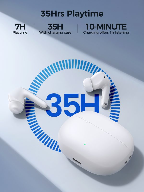 Bezvadu austiņas TWS Funpods Series JR-FB3 Bluetooth 5.3 Balts