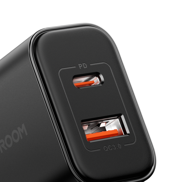 USB-A USB-C PD 20W tīkla lādētājs + USB-C JR-TCF05 USB-C kabelis