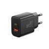 USB-A USB-C PD 20W tīkla lādētājs + USB-C JR-TCF05 USB-C kabelis