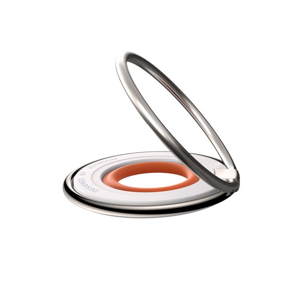 Magnētiskā magsafe zvana tālruņa turētājs oranžam pirkstam