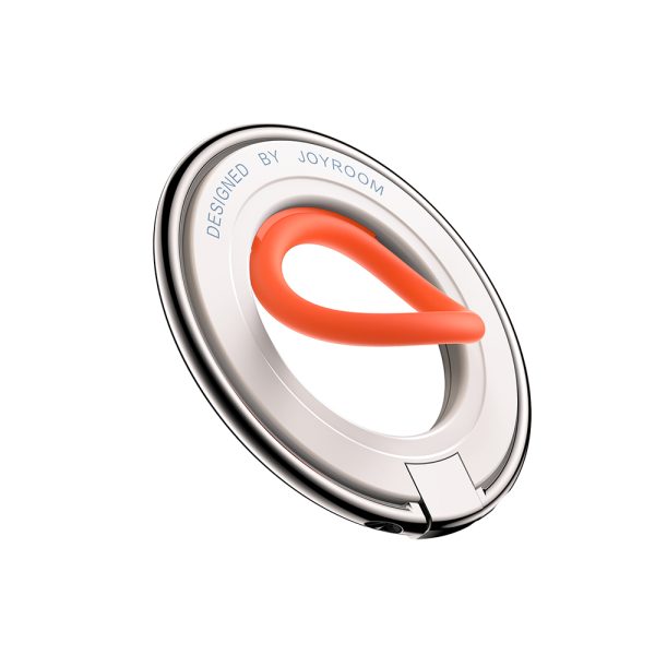 Magnētiskā magsafe zvana tālruņa turētājs oranžam pirkstam