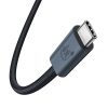 USB-C kabeļa kabelis-USB-C 240W PD 8K 60Hz 40 GB/s 1m melns