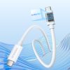 USB-C kabeļa kabelis-USB-C 240W PD 8K 60Hz 40 GB/s 1m balts