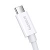 USB-C kabeļa kabelis-USB-C 240W PD 8K 60Hz 40 GB/s 1m balts
