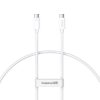 USB-C kabeļa kabelis-USB-C 240W PD 8K 60Hz 40 GB/s 1m balts