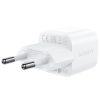 Mini tīkla lādētājs PD 30W GAN + USB-C baltais kabelis