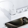 Mini tīkla lādētājs PD 30W GAN + USB-C baltais kabelis