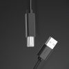 Kabelis kabelis USB-B skenera-USB-A 2,0 10 m melnā krāsā prirektoram