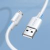 Kabelis PVC USB0 -A - Microusb 480 Mb/s 1,5m balts