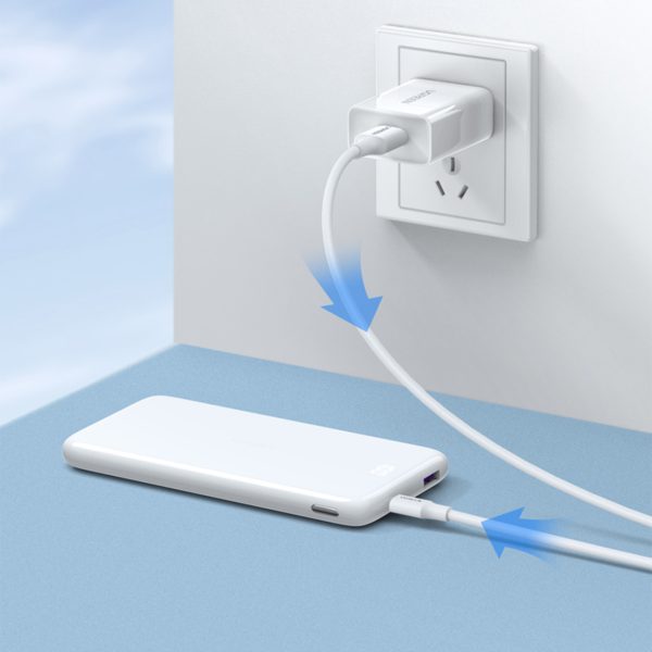 Kabelis PVC USB0 -A - Microusb 480 Mb/s 1,5m balts