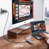 Daudzfunkcionāls centrs USB-A HDMI USB-C pelēks adapteris